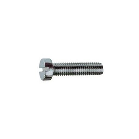 Newport Fasteners M3-0.50 x 12 mm Slotted Cheese Machine Screw, Plain 18-8 Stainless Steel, 1000 PK 965740-PR-1000